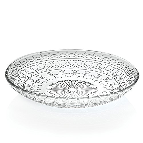 Lorenzo Import Medici 4 Piece 7" Fruit/Salad Plates, Clear #TOP1