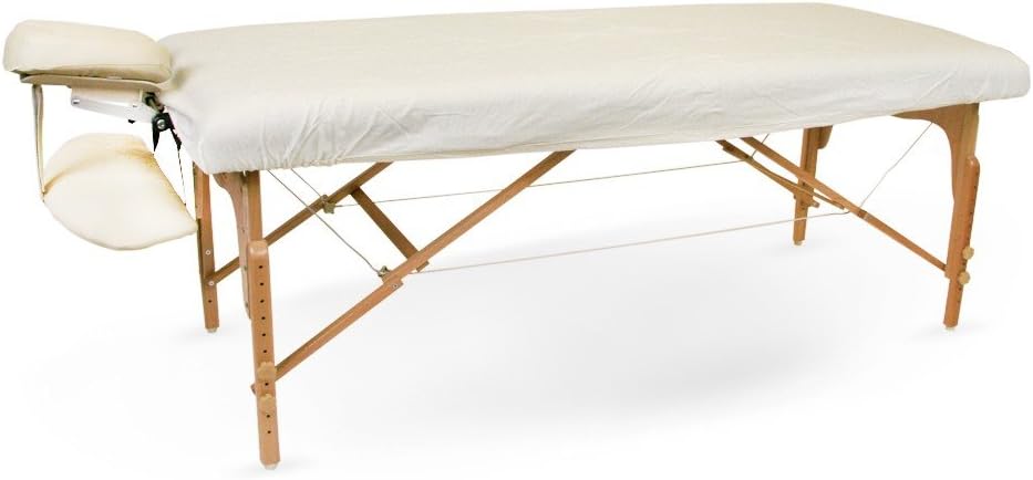 Pure Brushed Cotton SPA Massage Tables Beds Covers Flannel Fitted Stretch Sheet White
