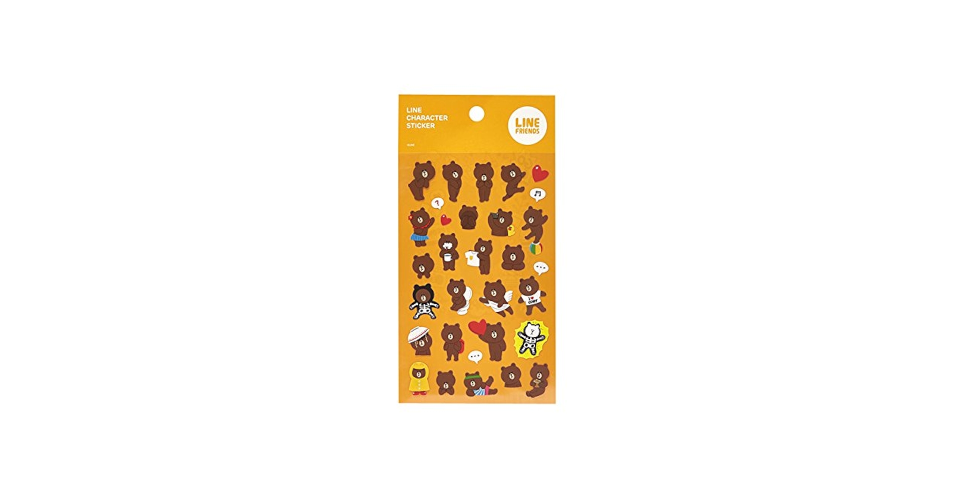 LINE FRIENDS BLACK EDITION ブラウン Amazon.co.jp: LINE FRIENDS ステッカー ブラウン : おもちゃ