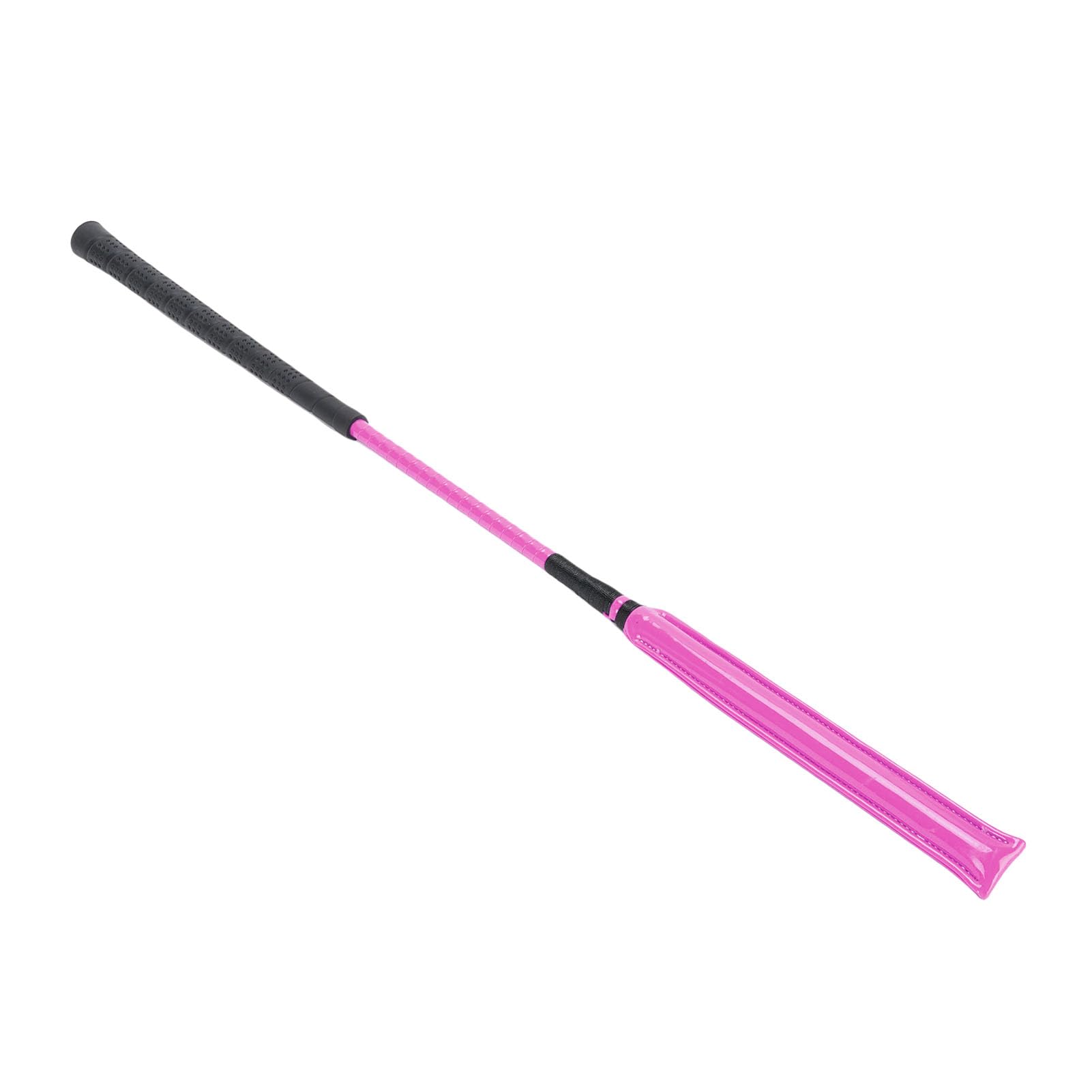 Fabater Frustino da Equitazione con Pelle Verniciata e Manico in Silicone Antiscivolo per Allenamenti di Corse di Sport Equestri 65 Cm
