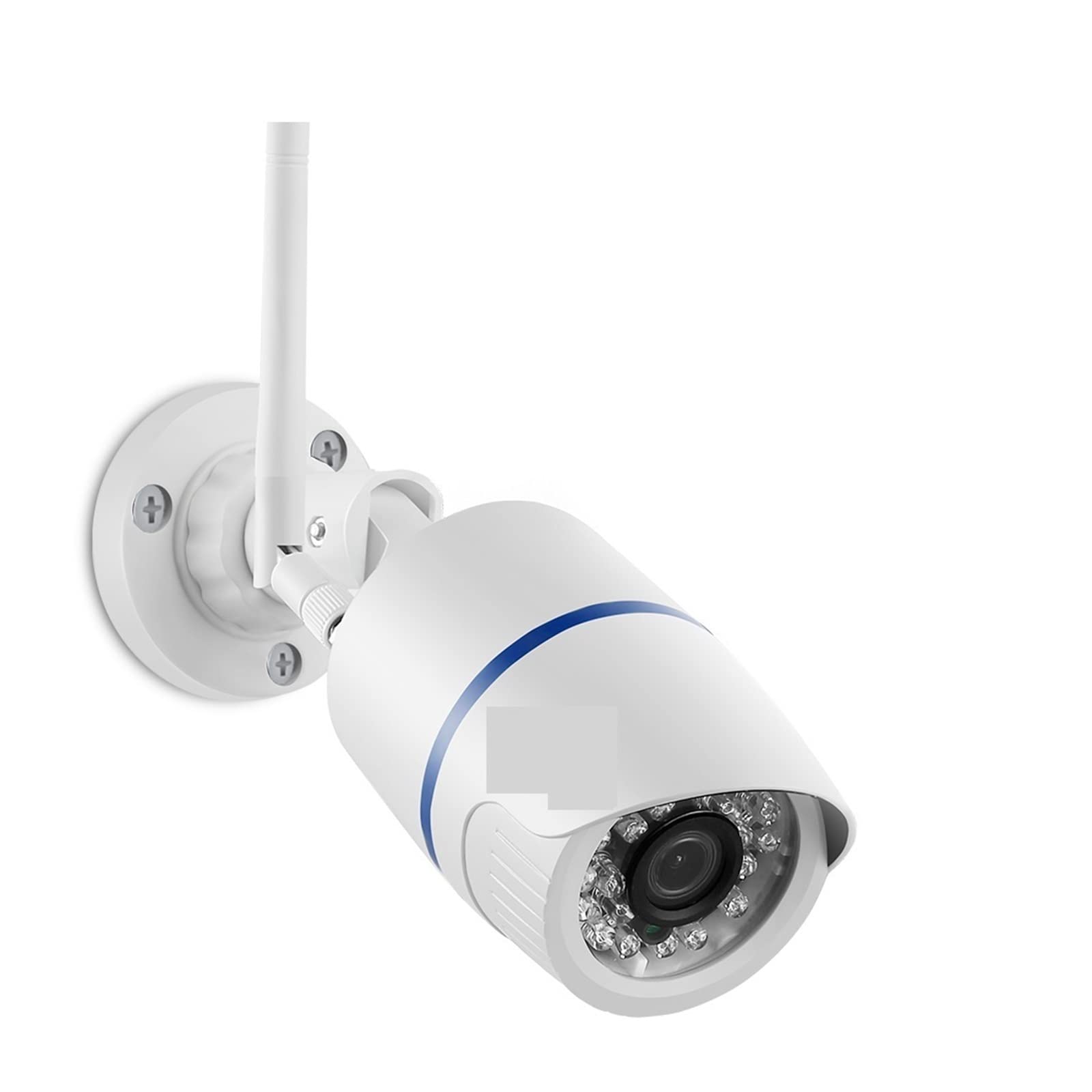 IP-Kamera for Den Außenbereich, WiFi, Heimsicherheitskamera, Kabellose Überwachung, WiFi, Wasserdicht, IP-Video, HD (6mm,1080P 12V Power 64GB)