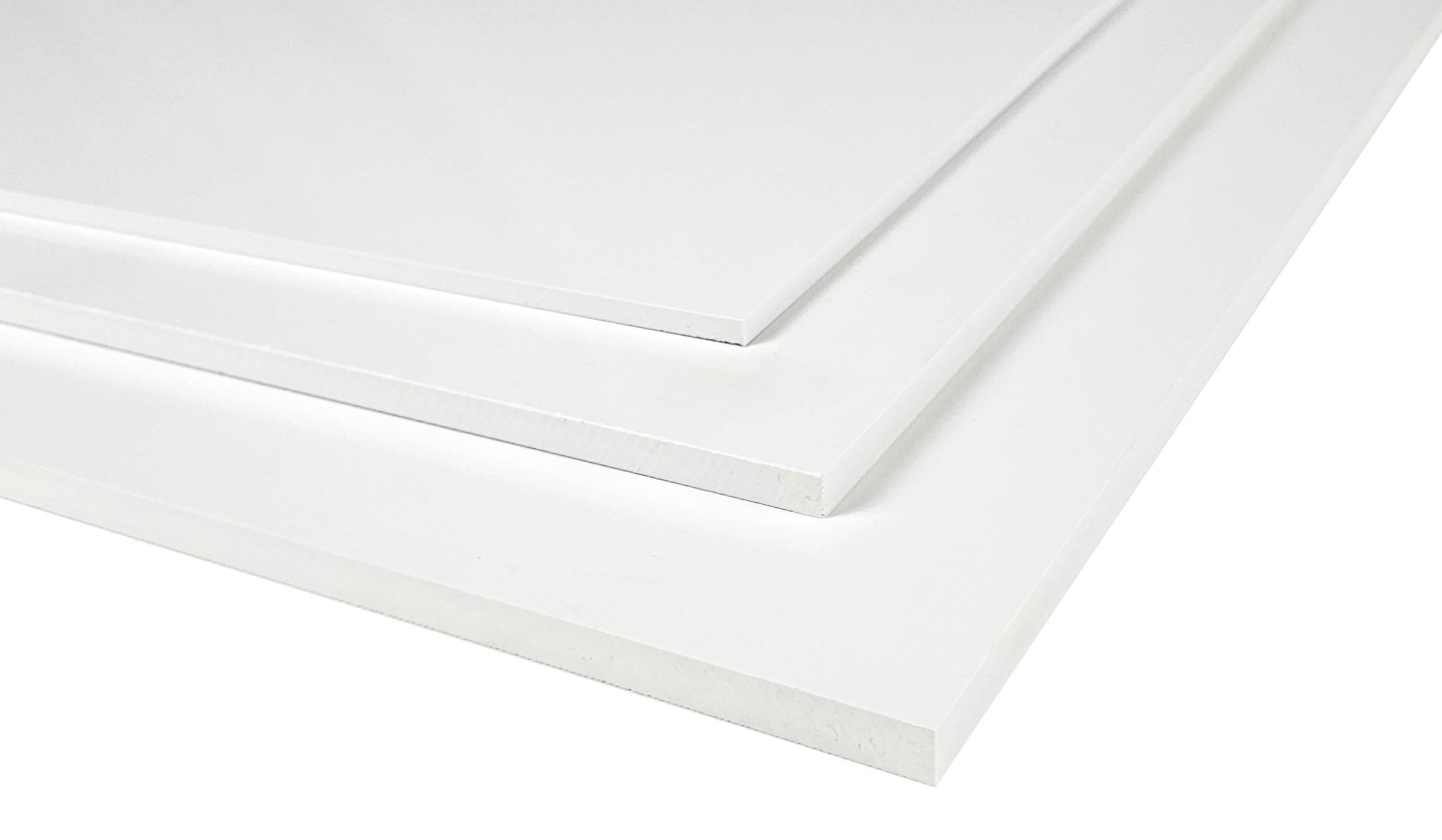PVC Hart Platten 1-3 mm Schwarz/Weiß/Grau Trovidur® Vekaplan Kunststoffplatte (1, Weiß, 2000 x 1000 x 1 mm)