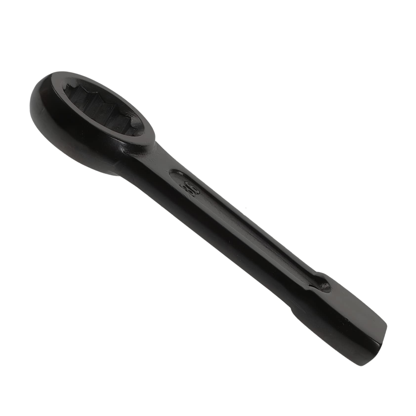 TEHAUX Clé à Cliquet Polygonale à Frapper 36 Mm en Acier Forgé Certifiée, Résistante aux Chocs pour Entretien Mécanique et Automobile, Outil Manuel Lourd 0,8 Kg Adapté Chantier