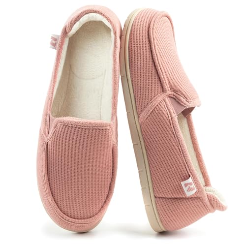 RockDove Women's Two-Tone Hoodback Slipper with Removable Insole, Size 10 ...