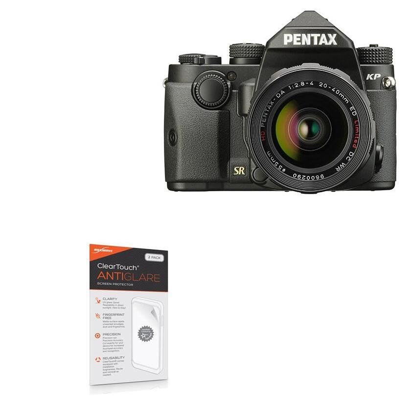 BoxWave Screen Protector Compatible with Ricoh Pentax KP - ClearTouch Anti-Glare (2-Pack), Anti-Fingerprint Matte Film Skin