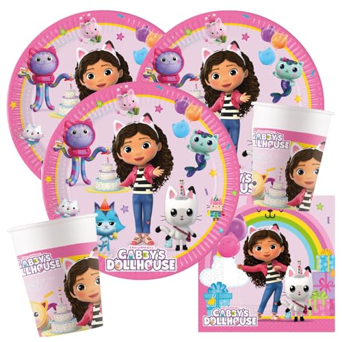 Procos Party-Set Gabbys Dollhouse 36-teilig für 8 Kinder