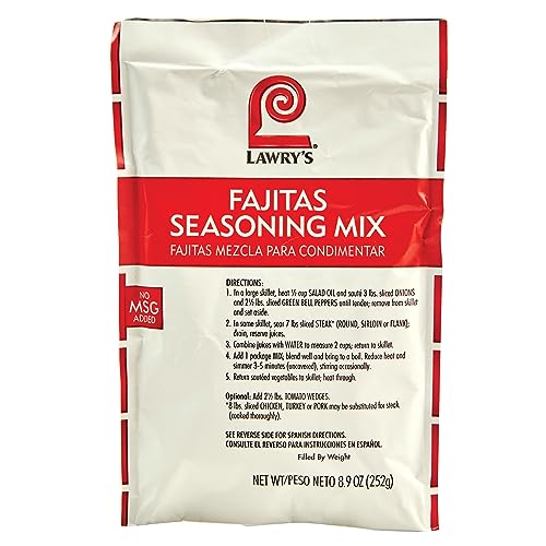 Lawry's Fajitas Seasoning Mix, 8.9 oz.