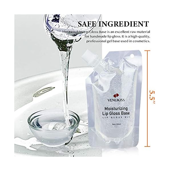 Lip-Gloss-BaseClear-Versagel-Base-for-DIY-Lip-Gloss-Moisturizing-Non-Sticky-Vegan-Organic-100ml2-pack-lip-gloss-supplies Lip Gloss Base,Clear Versagel Base for DIY Lip Gloss, Moisturizing, Non-Sticky, Vegan, Organic(100ml*2 pack), lip gloss supplies