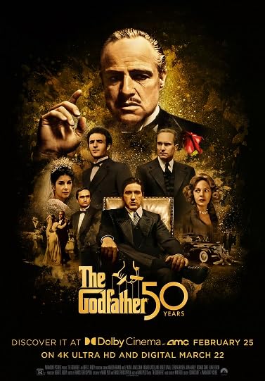 ArtFuzz The Godfather Movie Poster, Americana, 27 x 40 inches, Print, Wall Art for Living Room & Home Office
