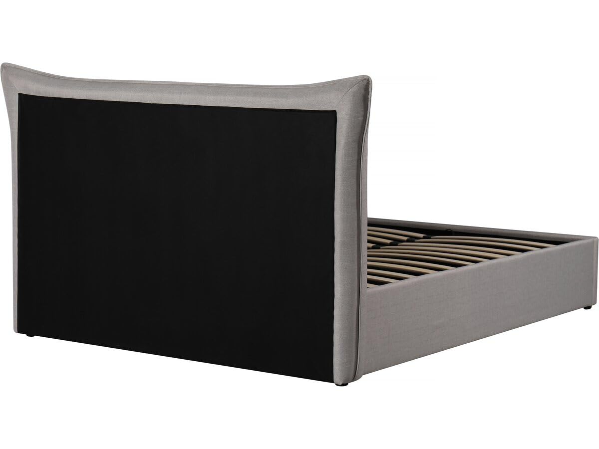 Habitat et Jardin Lit Coffre Double Megeve 140 x 200 cm - Gris