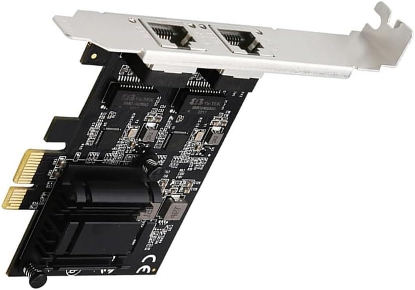 2.5Gbps Gigabit Ethernet PCIE to RJ45 Networking Card 10/100/1000/25000Mbps Adapter for Desktop PC Gigabit Networking