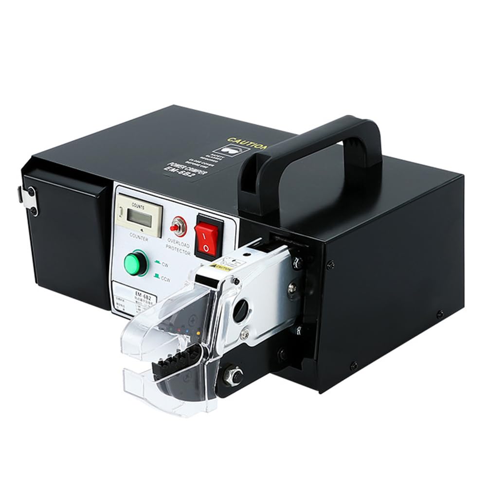 Elektryczne szczypce do zaciskania, wielofunkcyjne narzędzie do zaciskania zacisków z funkcjami ściągania izolacji i cięcia, zakres zaciskania 0,25-35 mm