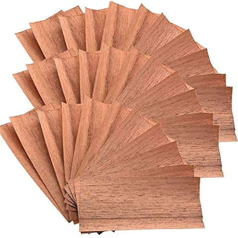 ROJOSER 30PACK Cedar Sheets for Cigars Humidor,Spanish Cedar Wood Veneer Lumber Strip Chip, Cigar Companion Cigar Accessories for TubeJar/Box A Great Way to Divide or Light Up Cigars (30)… Cover