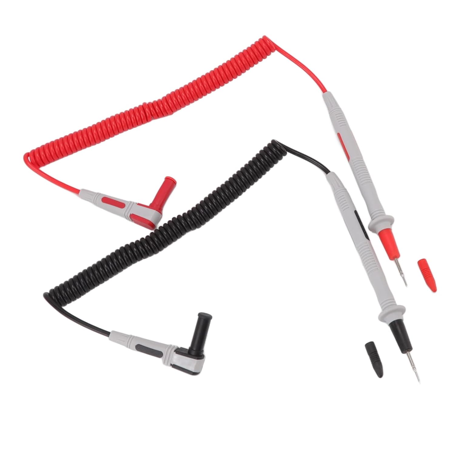 Test Probe Leads, Fine Brass Tip 2Pcs Multimeter Test Lead Extended