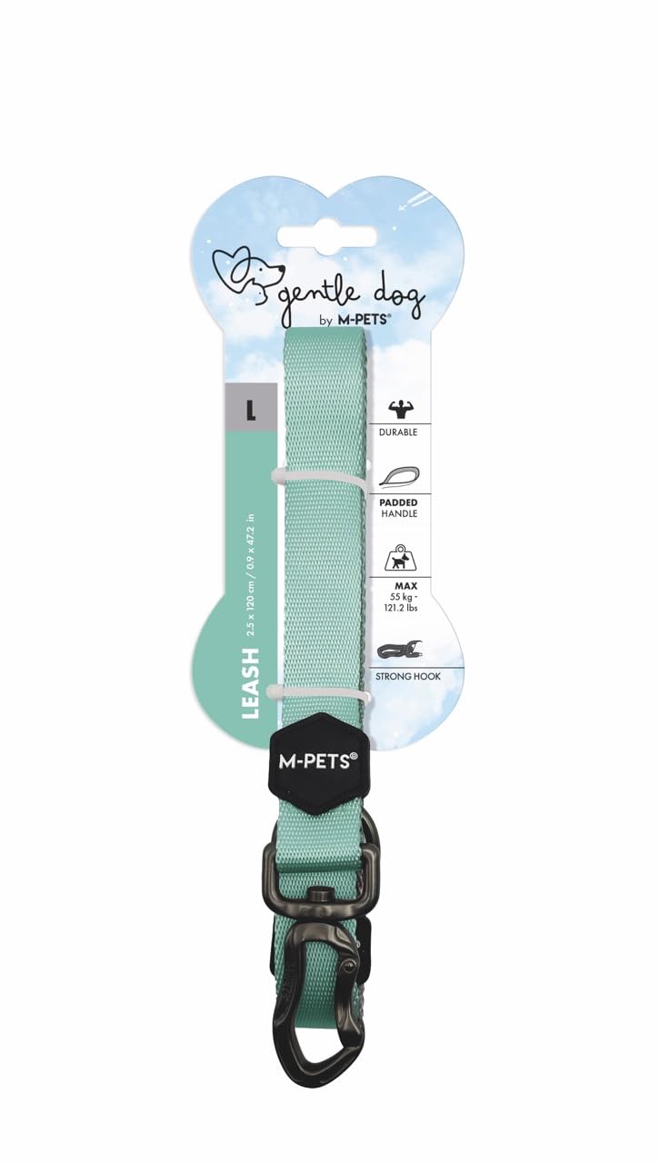M-PETS GENTLE DOG GEZDİRME KAYIŞI (L) GREEN