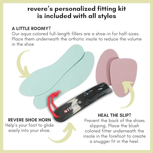 Revere Panama Women's Slip-On Sneakers - Premium Leather Upper, Lightweight, Stylish and Removable Comfort Footbed Orthotic with Customizable Fit4