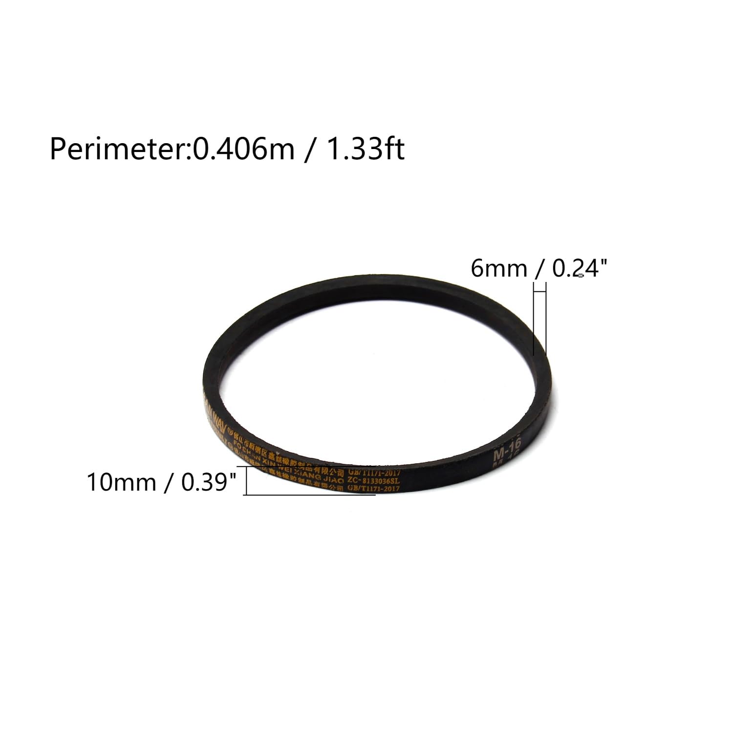 Cinghia Trapezoidale Othmro 660mm - Gomma Industriale, 10x6mm, Per Trasmissioni Meccaniche - Foto 8