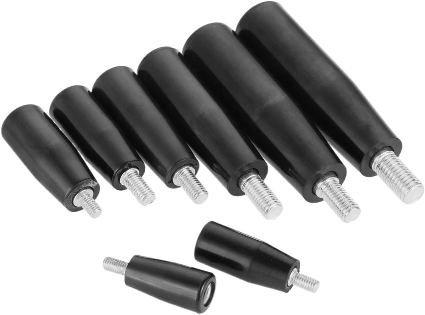 SBTRKT M5 M6 M8 M10 M12 Revolving Handwheel Machine Handle Male Threaded Stem for Milling Machine Thumb Screw Handle Hand Wheel Screws (Color : M6X34mm)