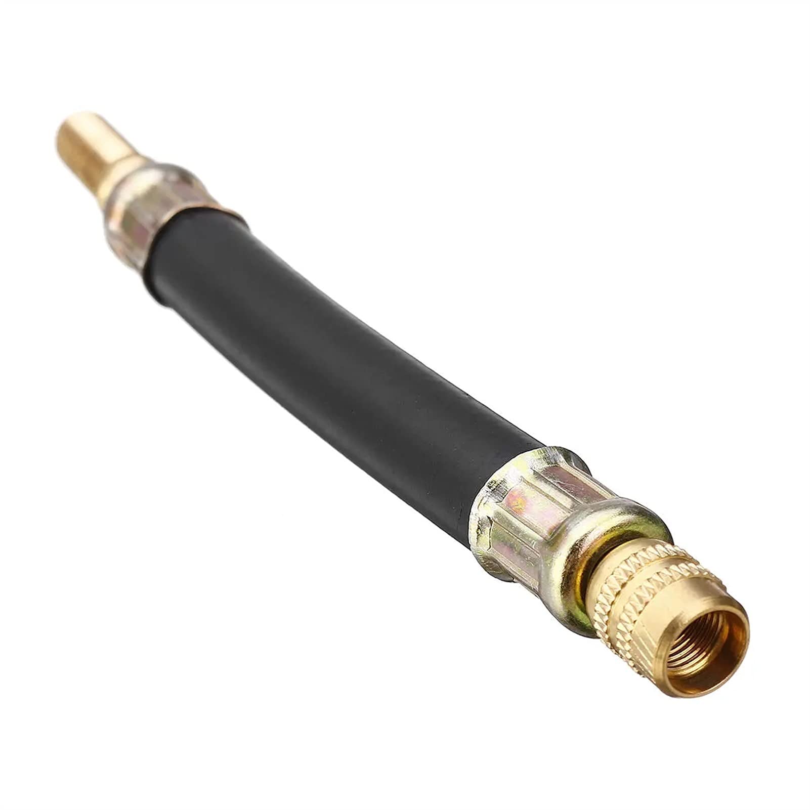 Mswgjyrq One Color Plumbing Fittings Water Valve 14Cm Tyre Valve Extension Flexible Rubber Twin Wheel Adapter Lorry Van Bus