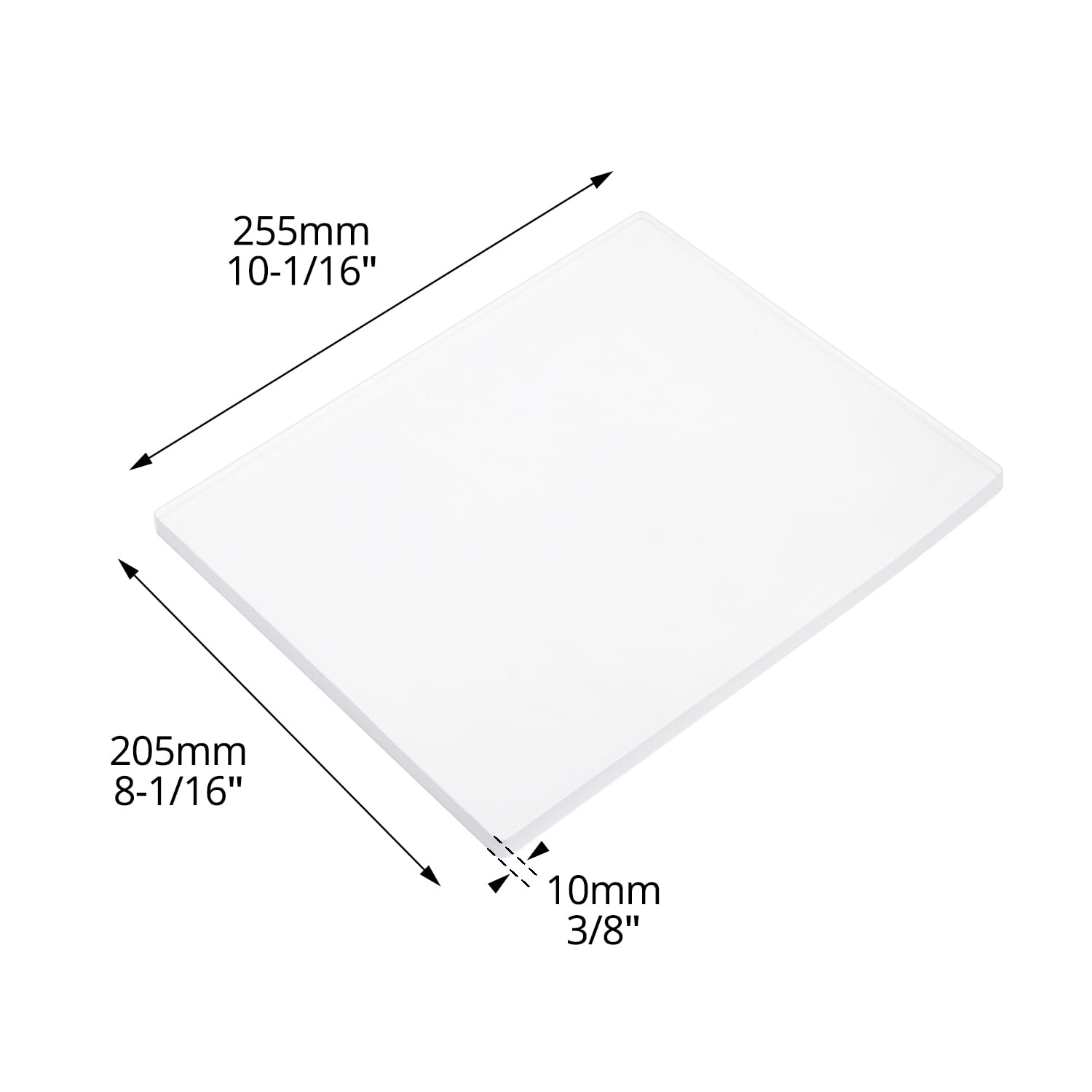 QWORK® Foglio da Stampa Gel, Foglio da Stampa Riutilizzabile 25x20 cm, per Arti, Mestieri