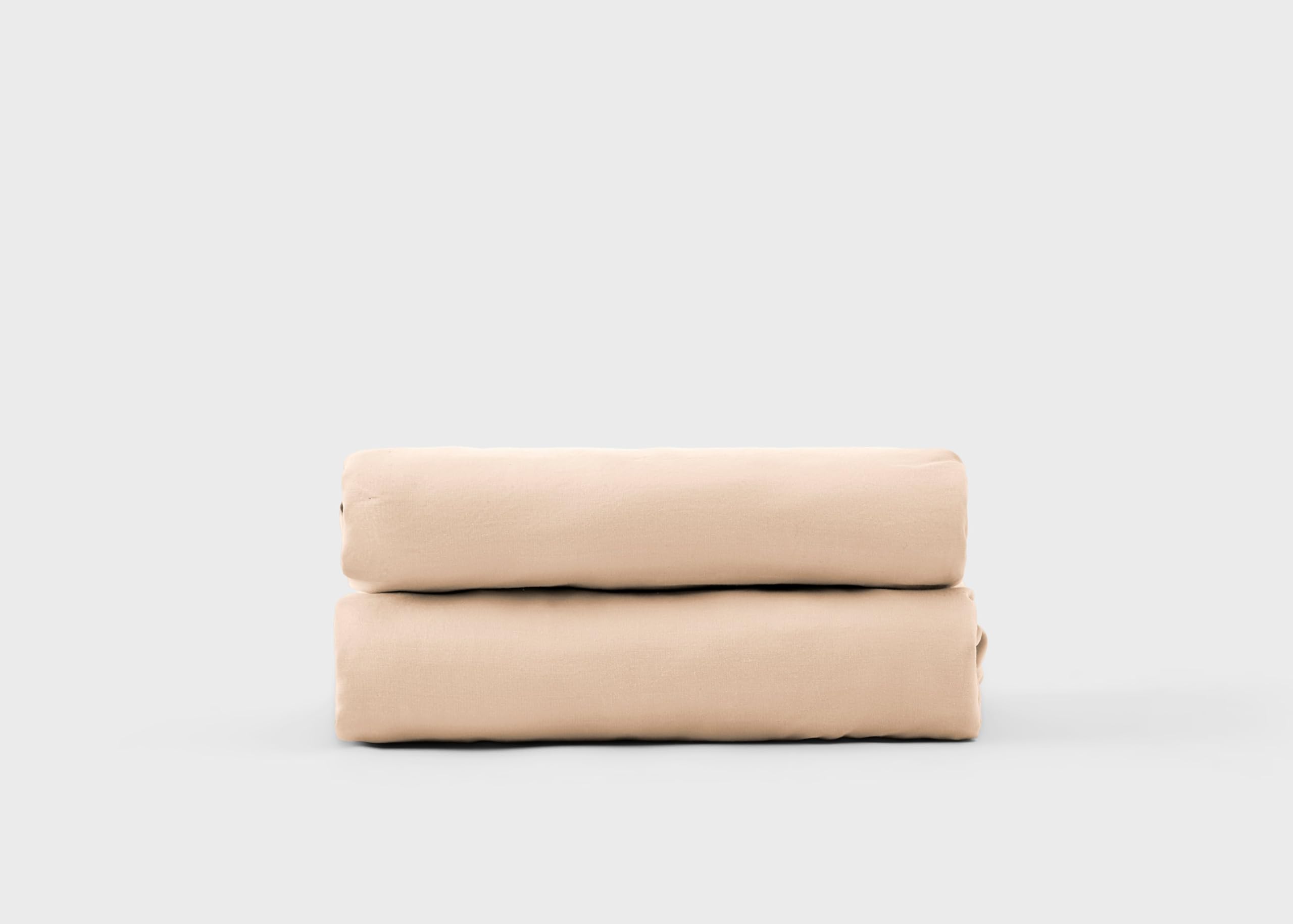 Simba Light Cappuccino Brushed Tencel Fitted Sheet, Double Size, 135 X 190 Cm, 40Cm Deep, Cool, Soft And Crease-Free