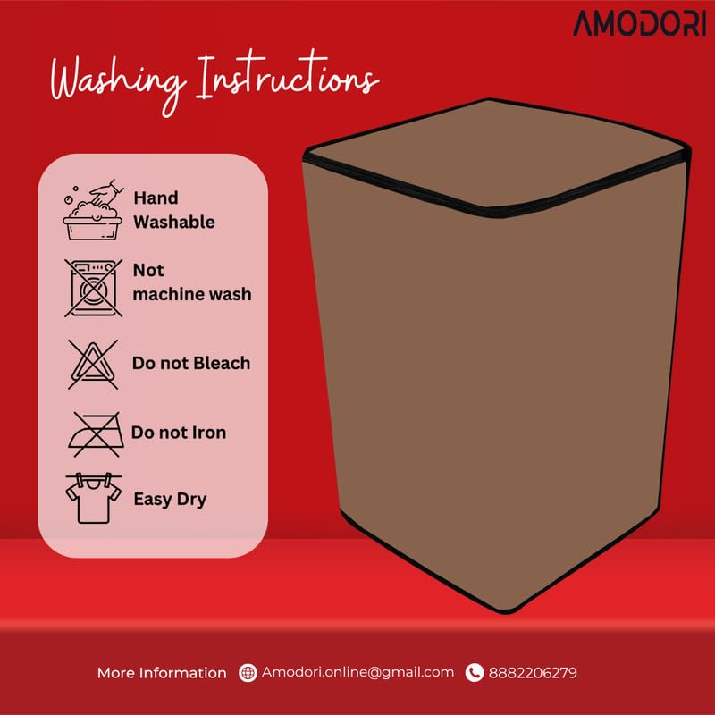 Image of Top-load washing machine cover Suitable for LG 7 Kg (T70AJMB1Z) Solid Beige Print