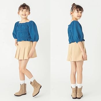 Amazon | [ever closet] キュロット キッズ 子供 女の子 スカート
