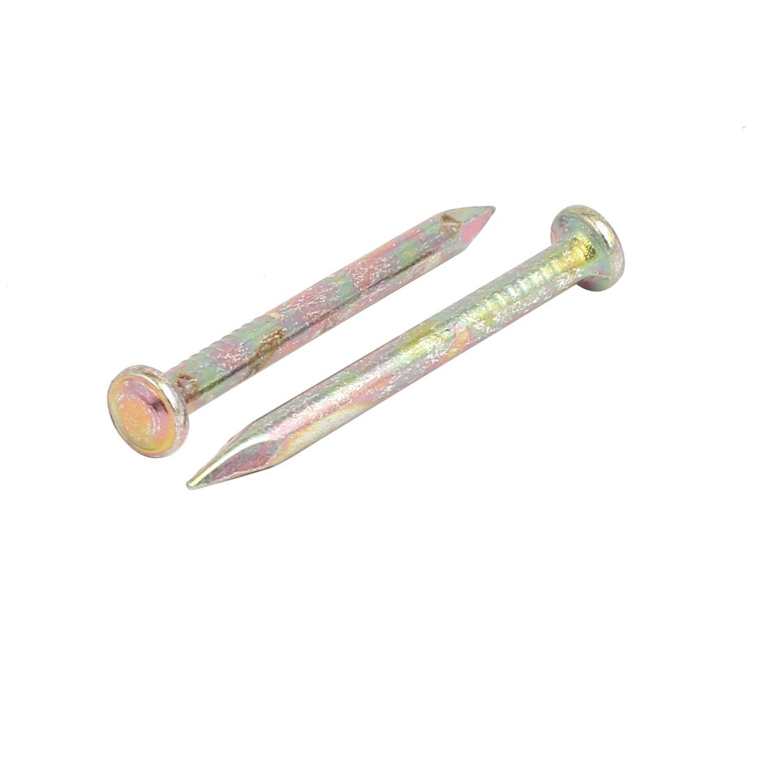 Aexit 2.5mm Dia fastener 30mm Length Zinc Alloy Concrete Cement Wood Sliding Nail 150pcs Model:21as11qo726