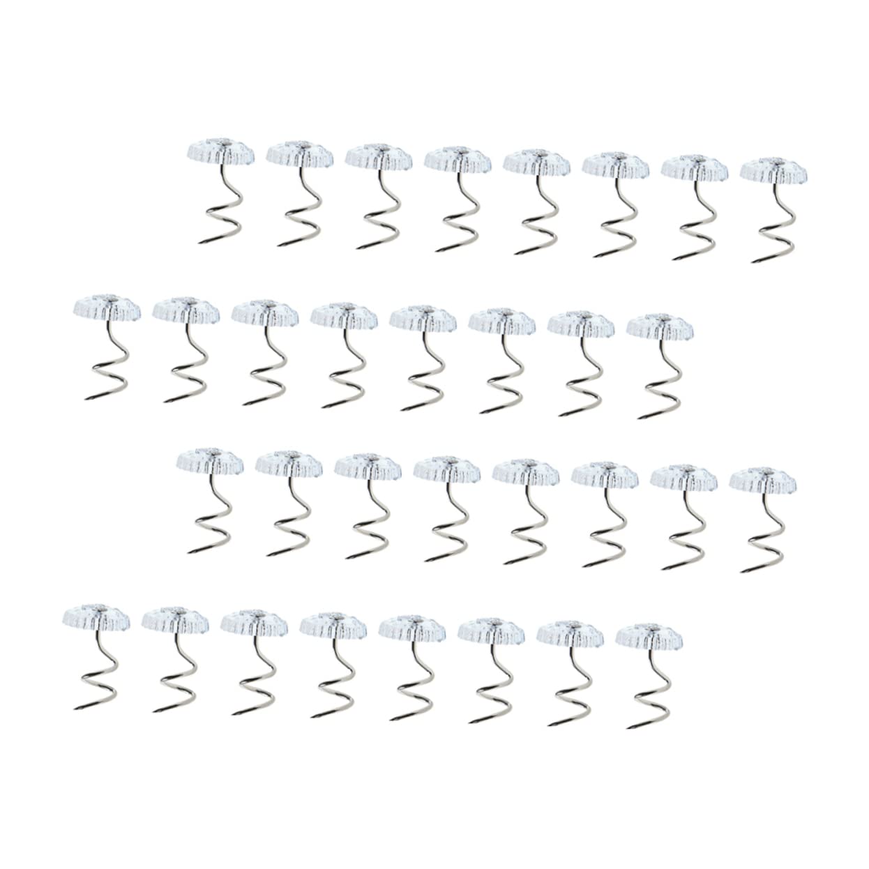 BUTIFULSIC 60pcs Non-Slip Dust Ruffle Pins Upholstery Fixing Pins for Sofa Covers Bed and Table Cloths and Easy to Install
