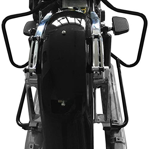 Alforja para motos SLMOTO Big Buffalo de acero negro miniatura 5