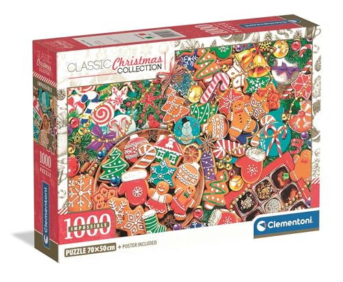 Puzzle 1000 pièces : Impossible Collection de Noël Friandises de Noël Clementoni Puzzles - vue 2