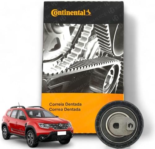 Kit Correia Dentada + Tensor Compatível Com Clio Duster Logan 1.6...