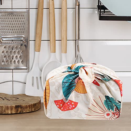 Logofun 004-15927744 Bento Wrapping Cloth Furoshiki Wrapping Cloth Handkerchief Japanese Style Bento Lunch Bandana Cover  thumb #3