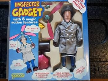 ガジェット警部 ヴィンテージ　人形　フィギュア セット2 Amazon | 超 1983 ガジェット警部 Inspector Gadget 12inch