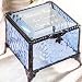 Personalized Graduation Gift for Her Blue Glass Jewelry Box Engraved Keepsake for High School Graduate Or College Grad Class of 2019 Daughter, Granddaughter, Girl, Friend J Devlin Box 837 EB217-3