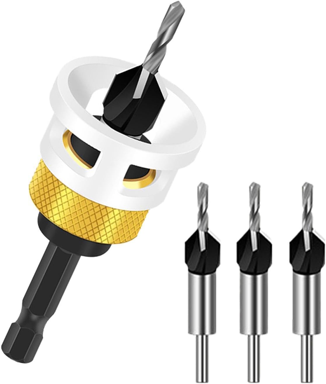 SECRET DESIRE Countersink Drill Bit Set Taper Bits for Electric Drill Woodworking Drilling|Tools|Power Tools|Drill Bits