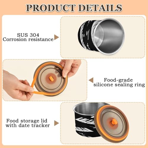 Envase para café y alimentos de 500 ml acero inoxidable miniatura 4