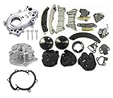 Timing Chain Kit with Water and Oil Pump Compatible with Cadillac CTS SRX STS Buick Allure Enclave LaCrosse Saab Suzuki 2.8L 3.0L 3.6L DOHC 24V