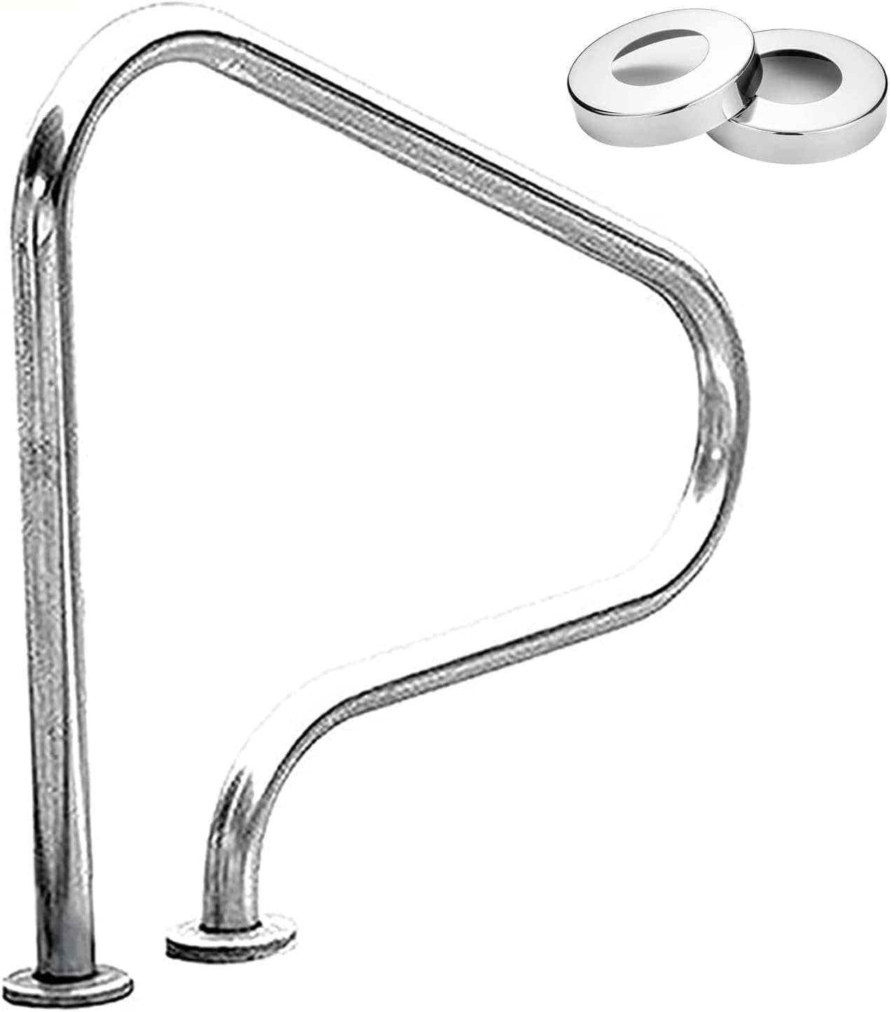 Main courante de piscine antirouille avec charge de 113 kg