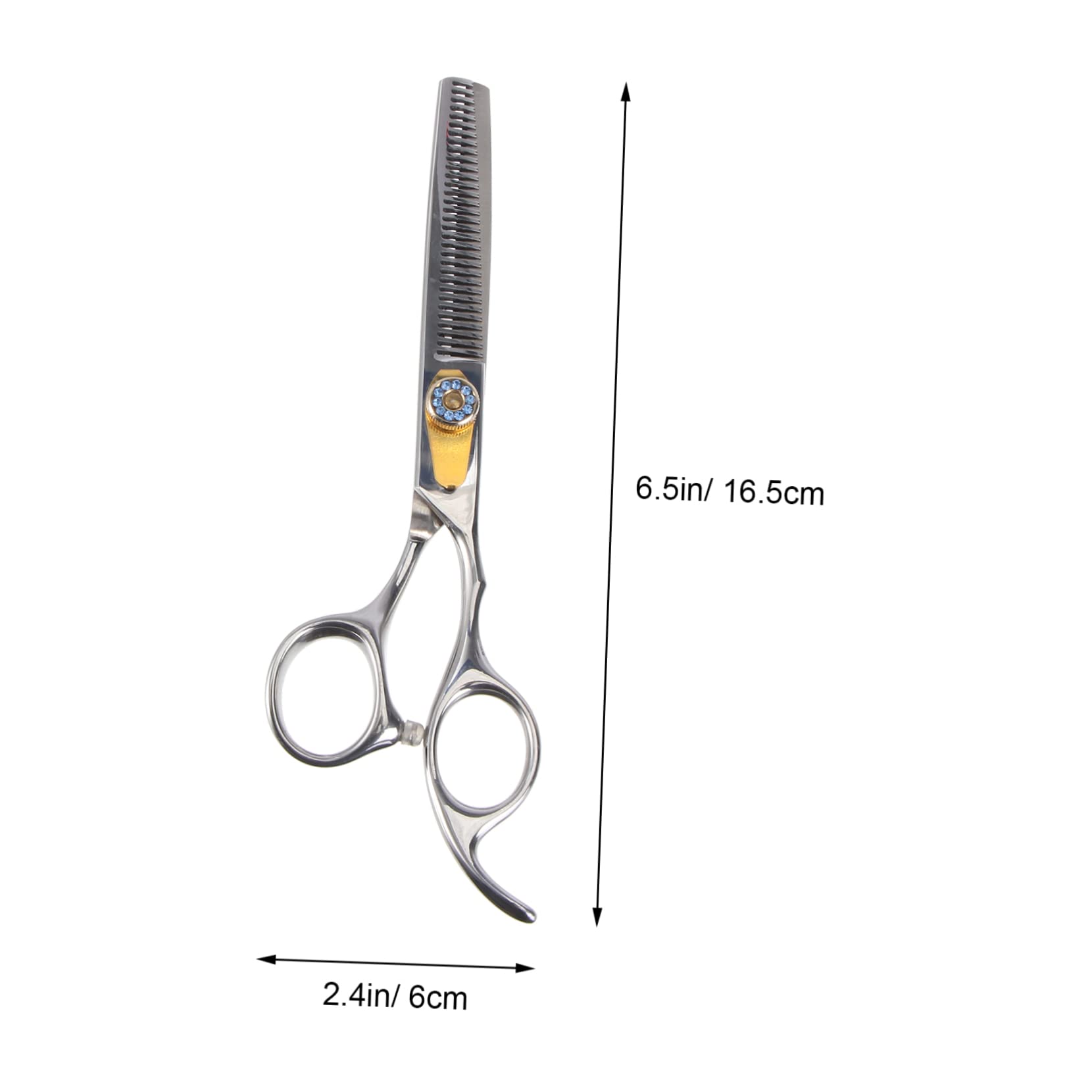 Didiseaon Haircut Scissor Barber Scissors Stainless Steel Hair Shear Salon Scissor Easy to Clean for Uses