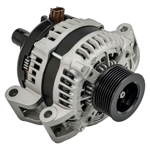 Image of PHILTOP Alternator Compatible With 2008-2010 F250 /F350 /F450 /F550 Super Duty 6.4L(Dual Alt System; 200) 11290N 12V 200Amp CW 8-Groove Pulley | Replacement OE 11290, 7C3T10300EE, 7C3TEE, 7C3Z10346EA