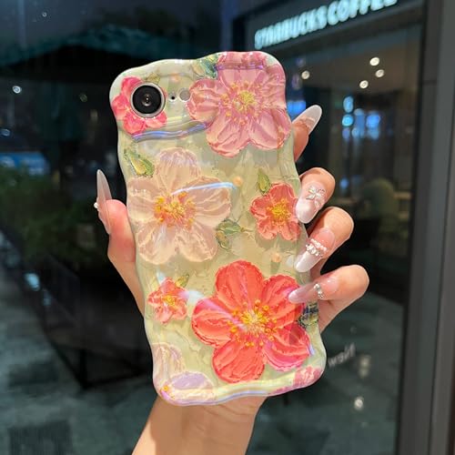 Coque iPhone 16e fleurie style peinture pour le quotidien des femmes - 6