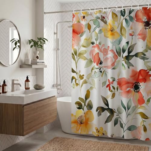 Rideau de douche imperméable et lavable pour éviter les éclaboussures - 5