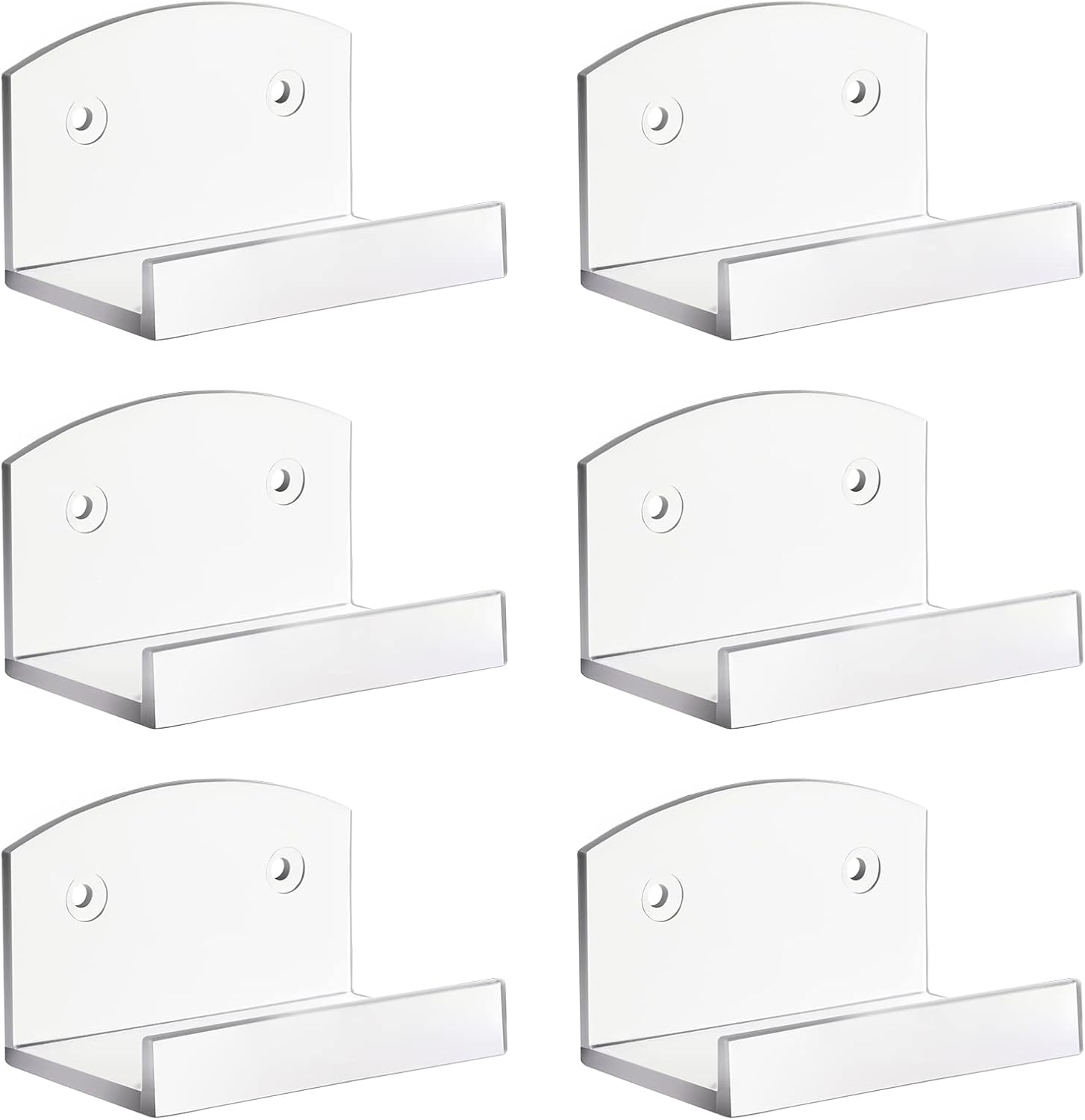 6 Vinyl Record Holder, Strong Hold Album Record Wall Mount