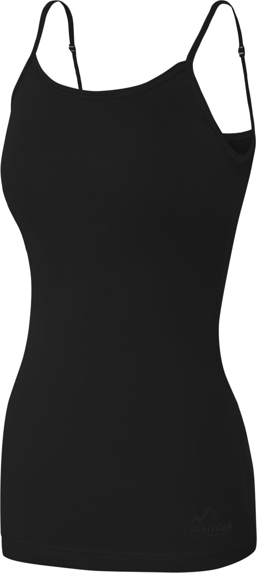 Damen Merino Top Spaghettiträger Trägertop Unterhemd Ärmelloses Shirt Unterwäsche Tanktop aus 100% Bio-Merinowolle - Atmungsaktives Sportunterteil