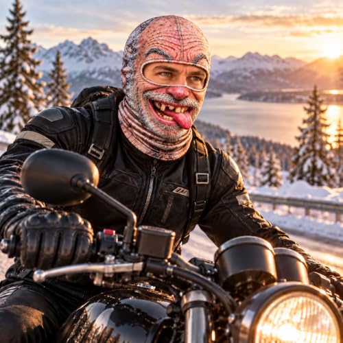 Old Man Funny Halloween Face Mask Full Face Dress-Up Balaclava Ski Mask - image 5
