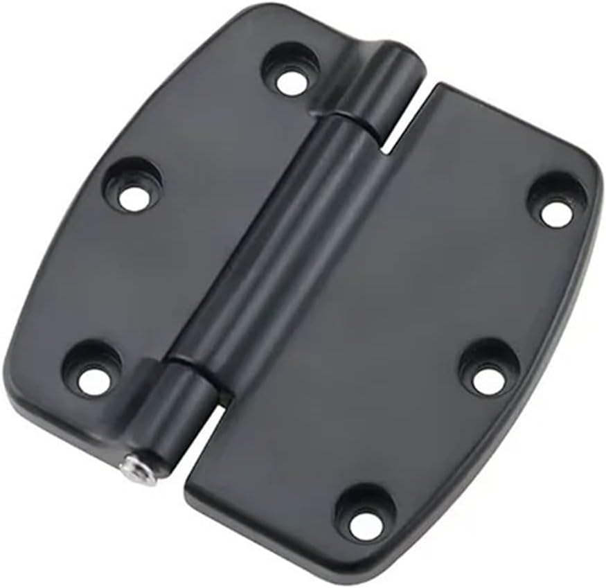 Iron Black Large Hinge Hardware Door Heavy-Duty Industrial Machinery Equipment 1Pcs