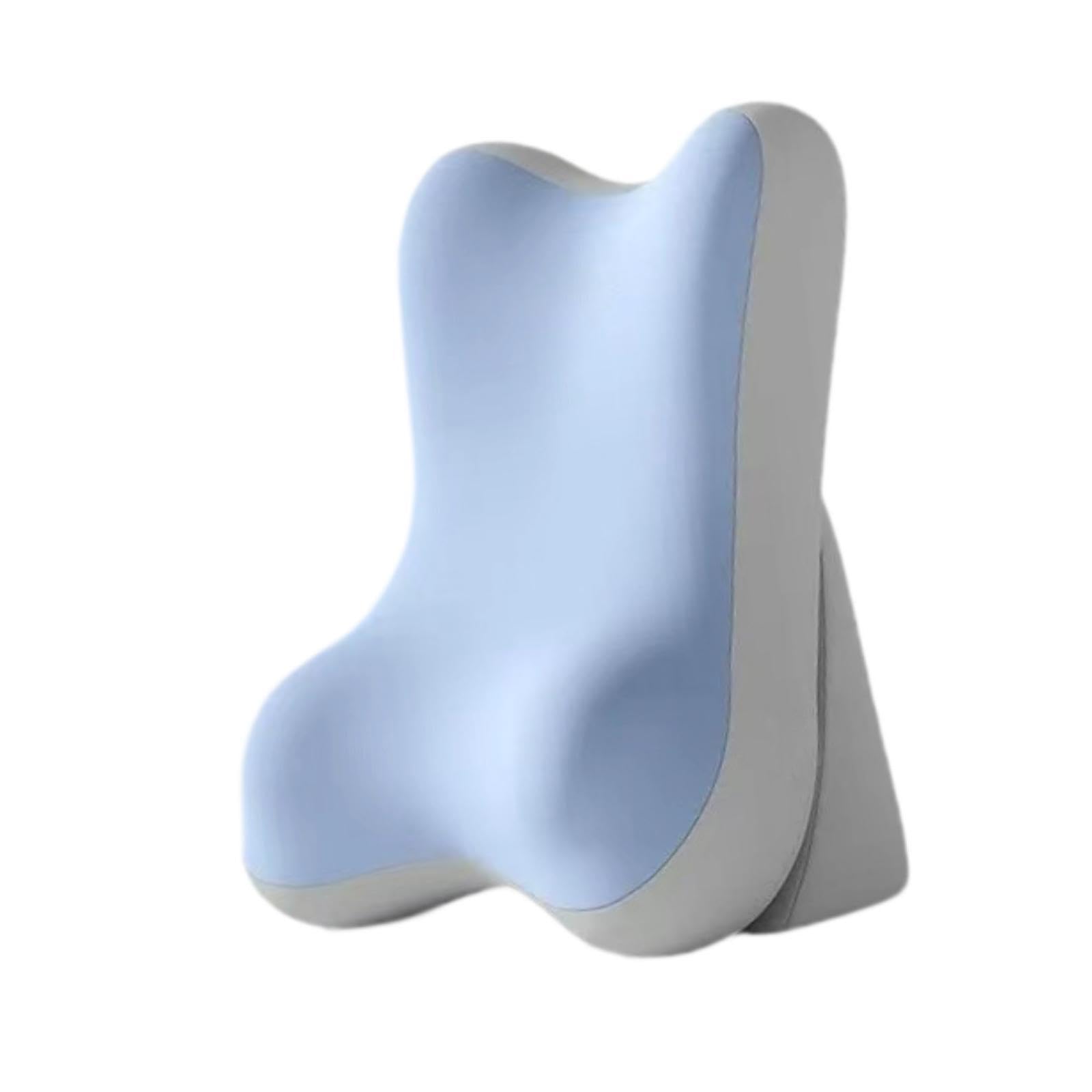 Baoblaze Cuscino da lettura con fodera staccabile, versatile e morbido, con rivestimento a faccia in giù, per divano di casa o pavimento del dormitorio, Blu E Grigio