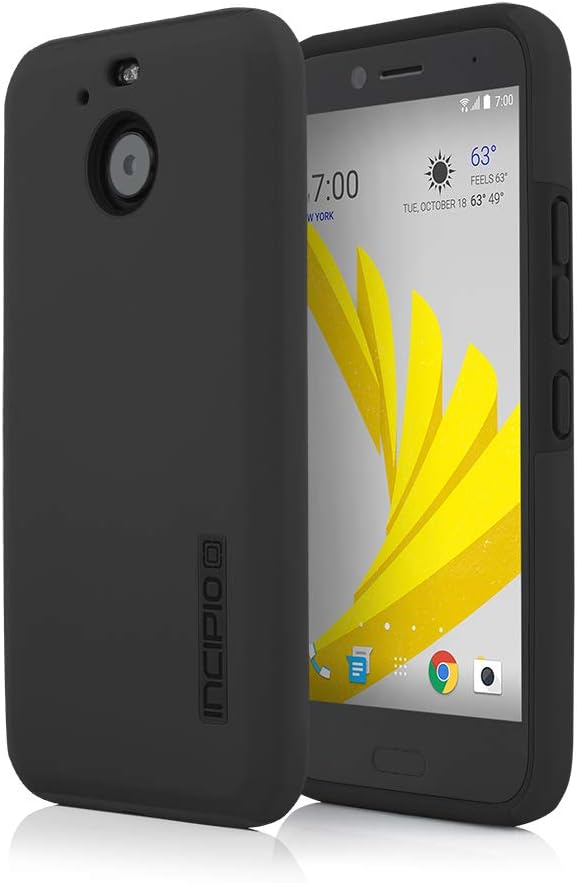 Incipio Cell Phone Case for HTC Bolt Black/Black Cell