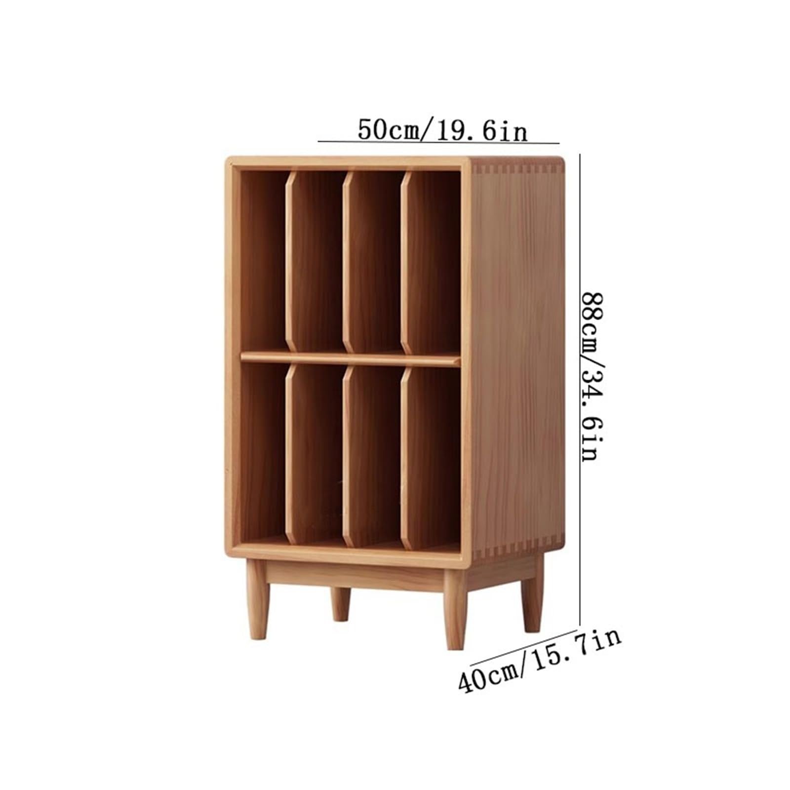 Oficina Libros de madera del gabinete almacenamiento disco vinilo piso Estantería para discos